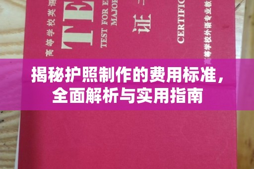 双台子揭秘护照制作的费用标准，全面解析与实用指南