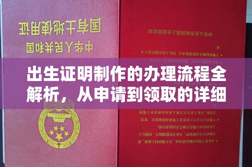 双台子出生证明制作的办理流程全解析，从申请到领取的详细指南