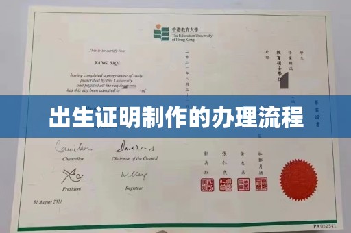 双台子出生证明制作的办理流程