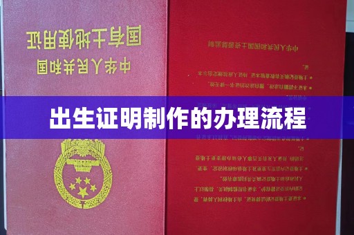 双台子出生证明制作的办理流程